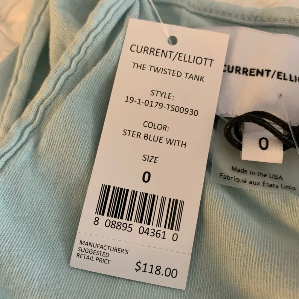 Current Elliot super loved tank. NWT .118‎ retail